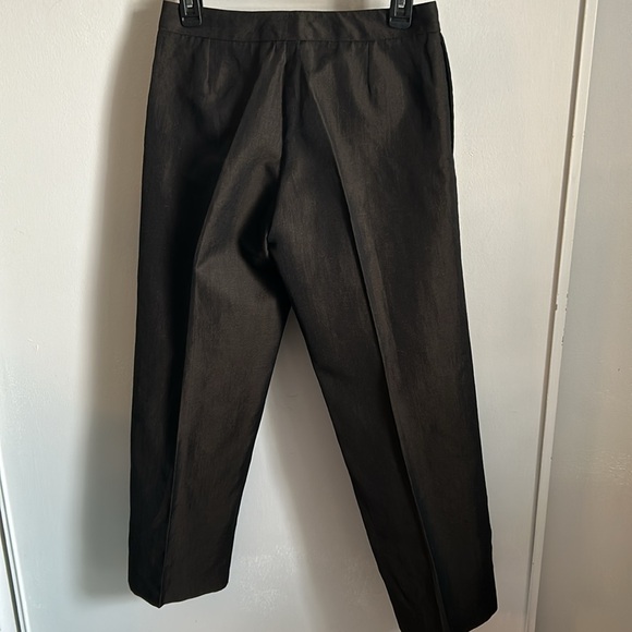 French Connection Women’s Wool and Linen Blend Brown Trouser Dress Pants Slacks - Picture 4 of 6